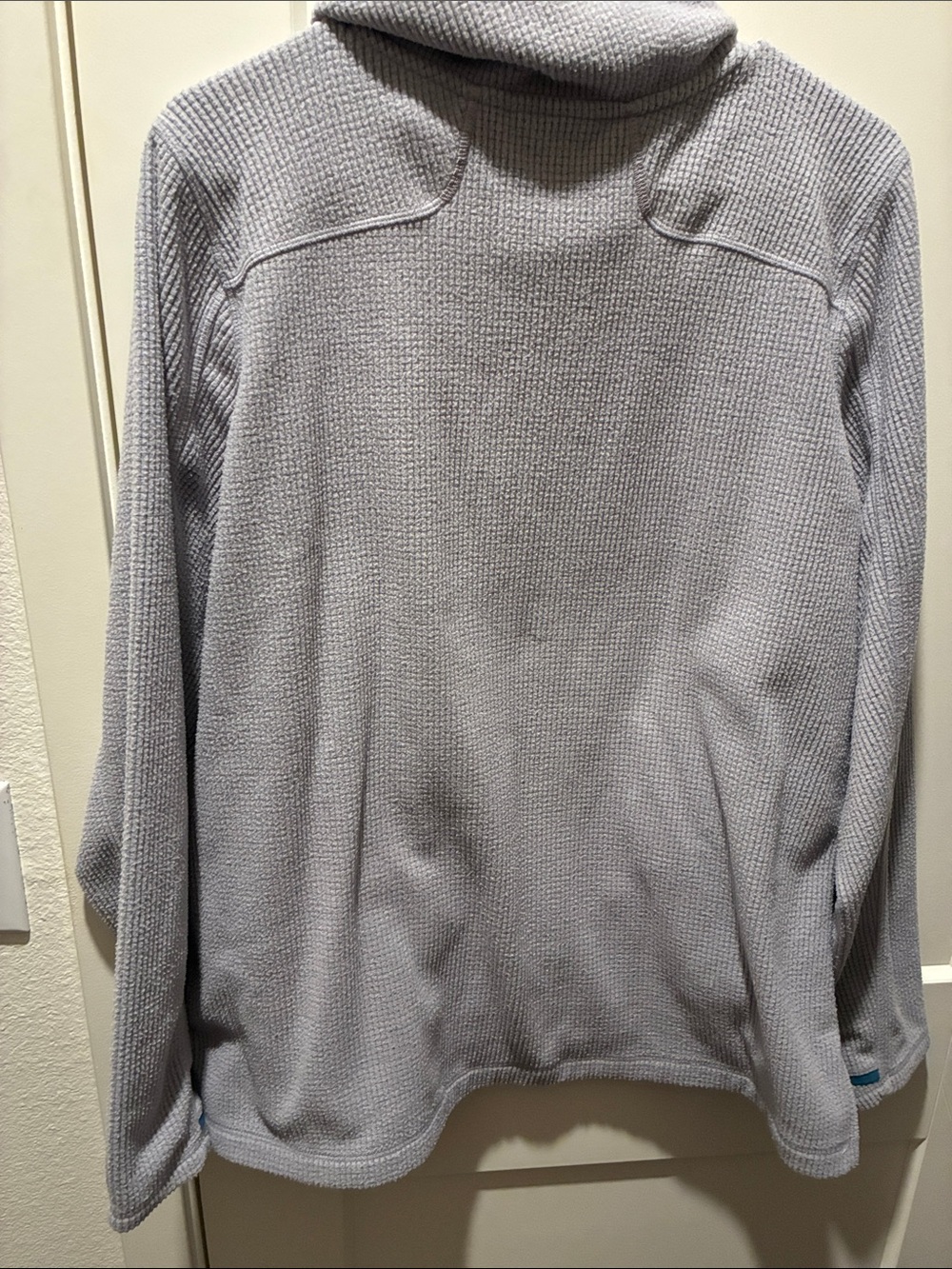 L.L.Bean Women’s XL Textured Fleece Cowl Neck Pullover – Gray - Picture 5 of 5